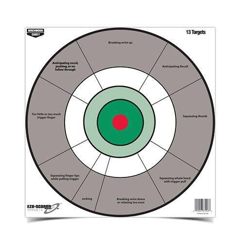 Targets Birchwood Casey Paper BIR 37245          EZESCORER 12"HNDGN TRNR    13PK